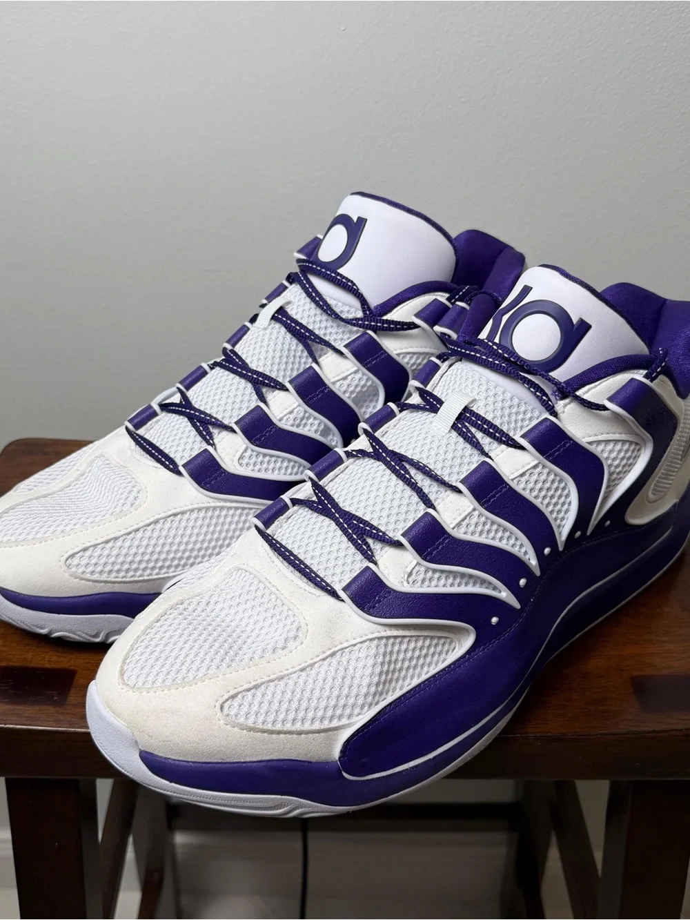 Nike KD 18 Team Issued Player Exclusive PE White Purple IH5096-112 Men’s 17